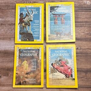 1967 National Geographic - January/June/October/September - No maps - See Desc
